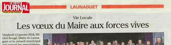 Voeux 2018 à Launaguet