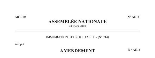 Amendement n° AE13 - Immigration et droit d'asile