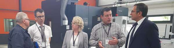 Les Rencontres Economiques du Nord Toulousain : visite de Rossi Aéro à Eurocentre