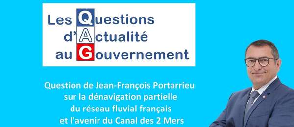Ma question en séance sur la dénavigation partielle du réseau fluvial français
