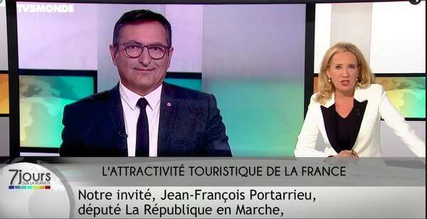 Mon interview TV5 Monde sur l'attractivité touristique de la France