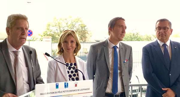 Inauguration du Pôle Petite Enfance à Lespinasse 