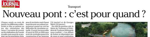 Nouveau pont : c'est pour quand ?