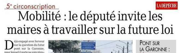 JF Portarrieu consulte les maires du Nord toulousain sur la question des mobilités