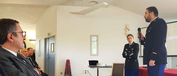 A l'inspection annuelle de la brigade de gendarmerie de Castelginest