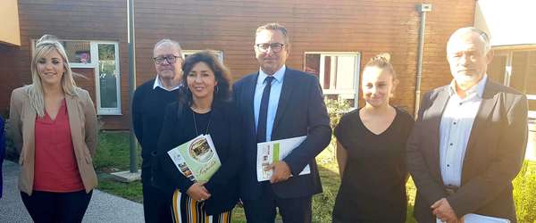 Visite de l'EHPAD Les Serpolets à Cépet