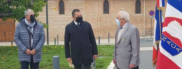 A Bruguières pour la commémoration du 11 novembre 