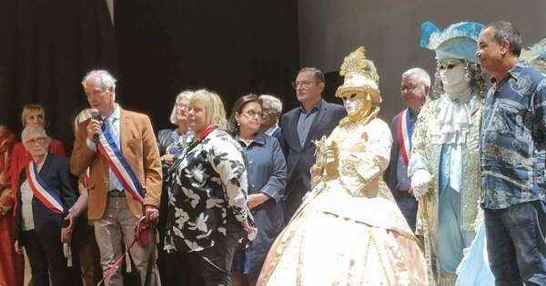 A l'inauguration du Village Italien à Castelginest