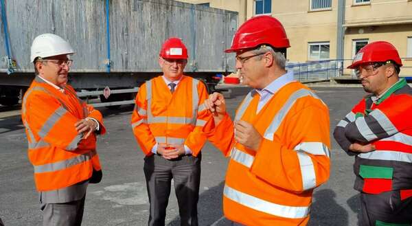 Visite du site industriel Triadis Services à Saint-Alban