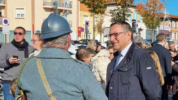 Aux commémorations de l'armistice du 11 novembre 1918