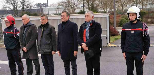 Hommage aux sapeurs-pompiers pour la Ste Barbe à Villemur