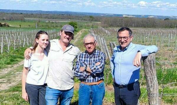 Visite du domaine viticole Fitzgerald à Vacquiers