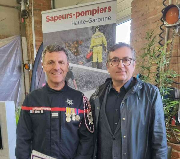 A la Ste Barbe des sapeurs-pompiers de Saint Jory