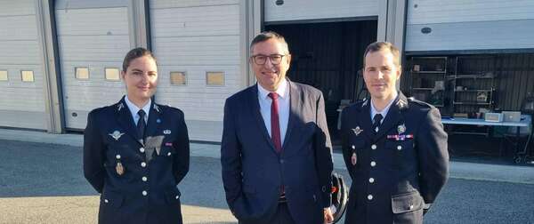 A l'inspection annuelle de la Gendarmerie de Castelginest