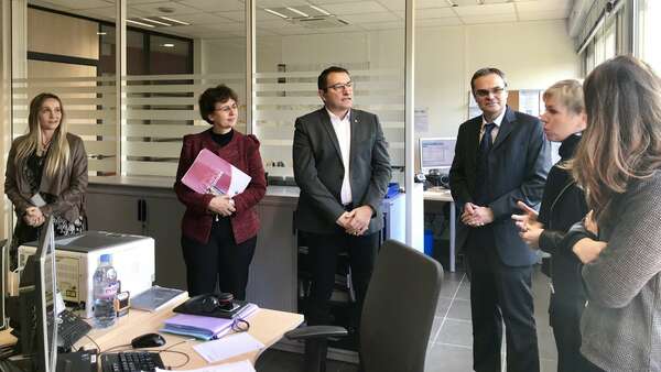 Les Rencontres Economiques du Nord Toulousain : visite de l'Agence Pôle Emploi à Castelginest