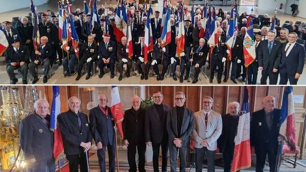 Remise de la médaille de l'Assemblée nationale aux porte-drapeaux du Nord toulousain