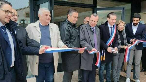 A l'inauguration de l'Espace Jean-René Chabanon à Villaudric