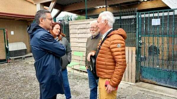 Visite de soutien au refuge animalier de Castelginest