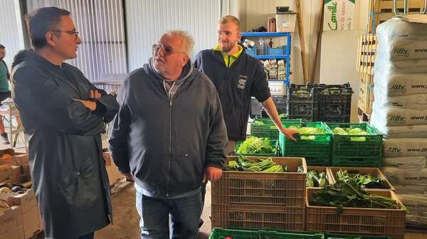 Visite du maraîcher bio  "Le Potager de Camille" à St-Jory