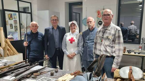 A Bruguières pour l'exposition sur la 1ère Guerre mondiale  