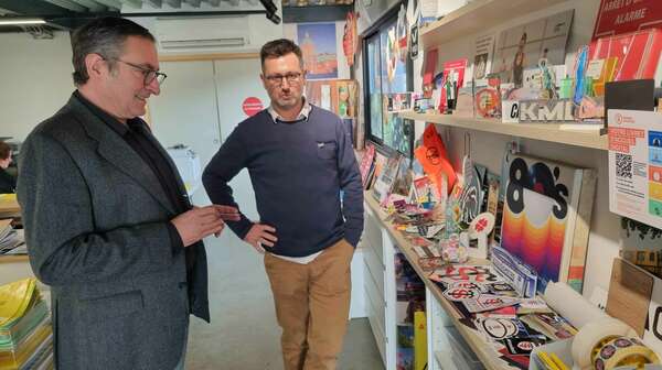 Visite de la sérigraphie Iconoplast à Aucamville