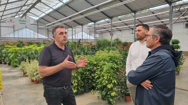 Visite de l'horticulteur Bianchini International à St-Jory