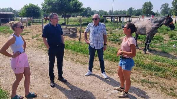 Visite de l'écurie du Vilet à Gagnac-sur-Garonne