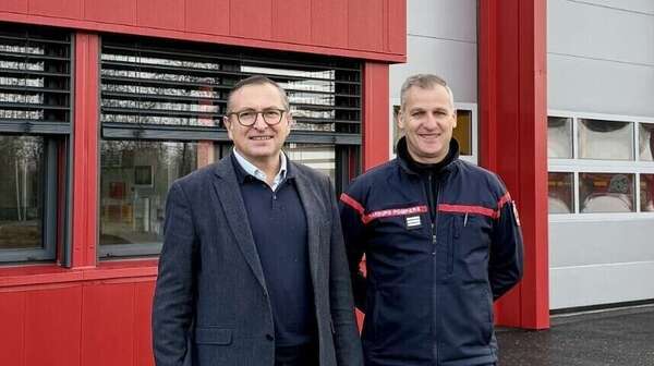 Visite du nouveau centre d'incendie et de secours de Grenade