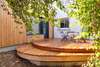 Terrasse bois arrondie