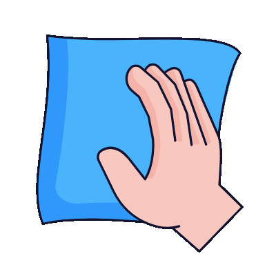 Wired lineal 1645 cleaning surface hover pinch