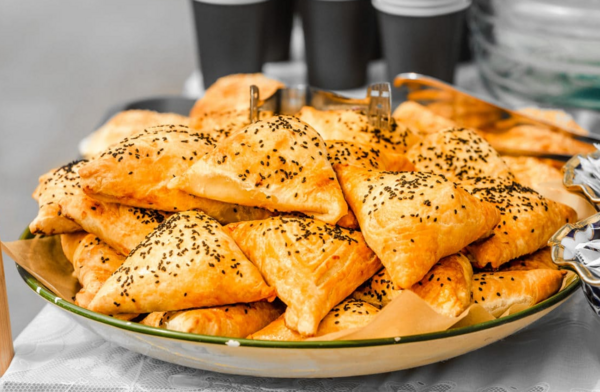 Samoussas de melon au chèvre