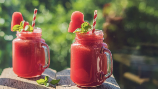 Smoothie pastèque melon