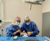 Mise en place implants sur un patient