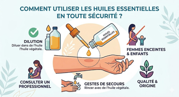 « Comment utiliser les huiles essentielles en toute sécurité ? 