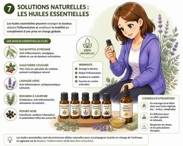 L'arthrose du genou (VI) - Propositions d’accompagnement aux huiles essentielles