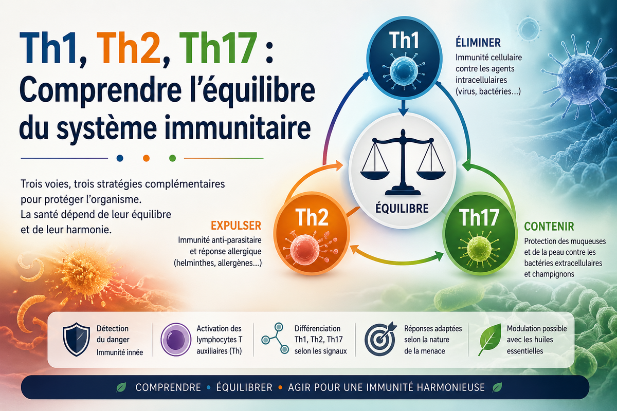 Th1, Th2, Th17 : comprendre l’équilibre du système immunitaire