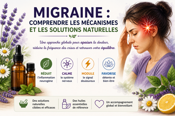 Migraine : comprendre les mécanismes et les solutions naturelles