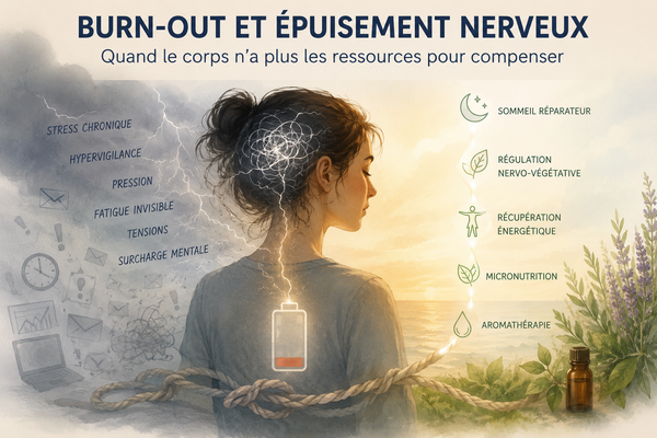 Burn-out et épuisement nerveux : quand le corps n’a plus les ressources pour compenser