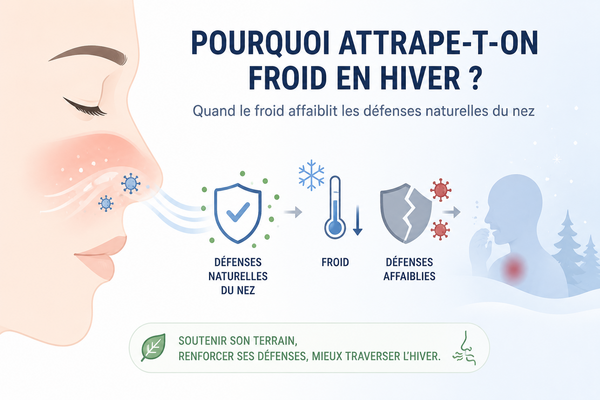 Pourquoi attrape-t-on froid en hiver ?