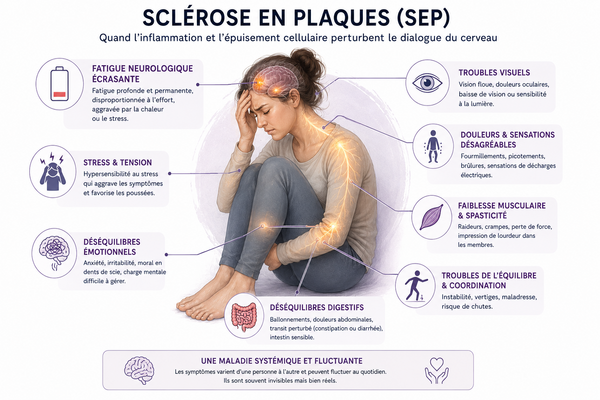 Sclérose en plaques (SEP) : Quand l’inflammation et l’épuisement cellulaire perturbent le dialogue du cerveau