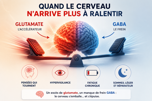 Le glutamate : quand le cerveau reste bloqué sur l'accélérateur