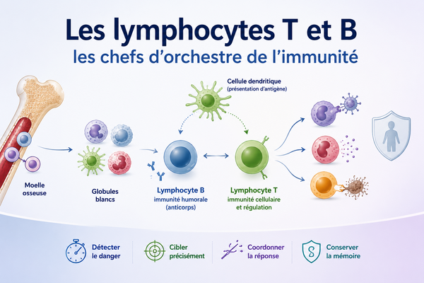 Les lymphocytes T et B : les chefs d'orchestre de l'immunité