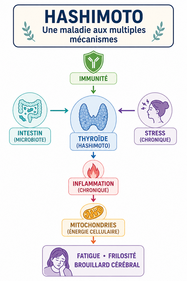 Maladie de Hashimoto : comprendre les mécanismes et les pistes naturelles d'accompagnement
