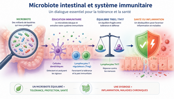 Microbiote et immunité : comment nos bactéries intestinales dialoguent avec notre système immunitaire