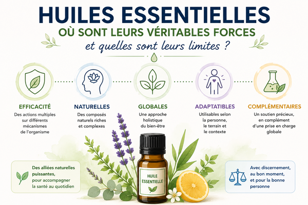 Les huiles essentielles : où sont leurs véritables forces et quelles sont leurs limites ?