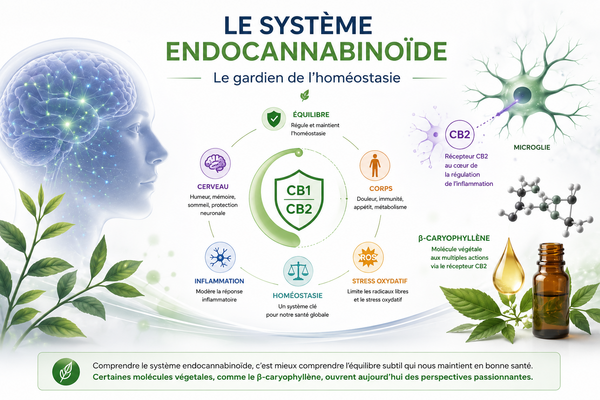 Le système endocannabinoïde : un régulateur méconnu de l'inflammation, de la douleur et de l'équilibre de l'organisme
