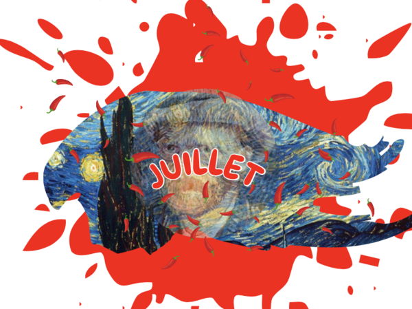 Peindre le feu intérieur avec Vincent VanGogh : Juillet en rouge vermillon