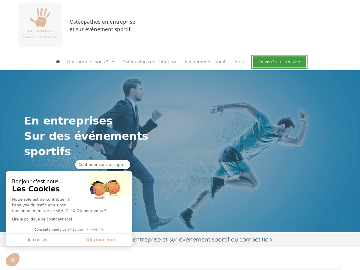 Exemple de site internet de Association professionnelle et réseaux à Paris