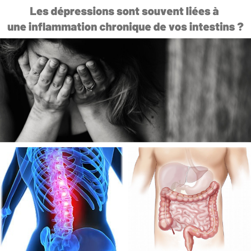 Les dépressions sont souvent liées à une inflammation chronique intestinale