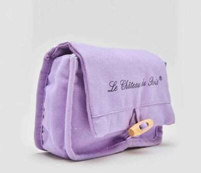 sac cosmetique violet